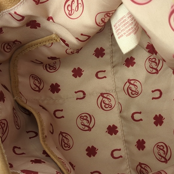 Lucky brand Tan Leather Drawstring Backpack main image 16